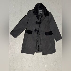 Rothschild girls Princess Charcoal & Black Coat size 6 children’s
